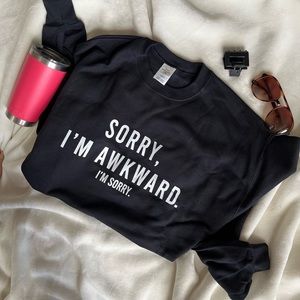 Awkward crewneck sweatshirt😍